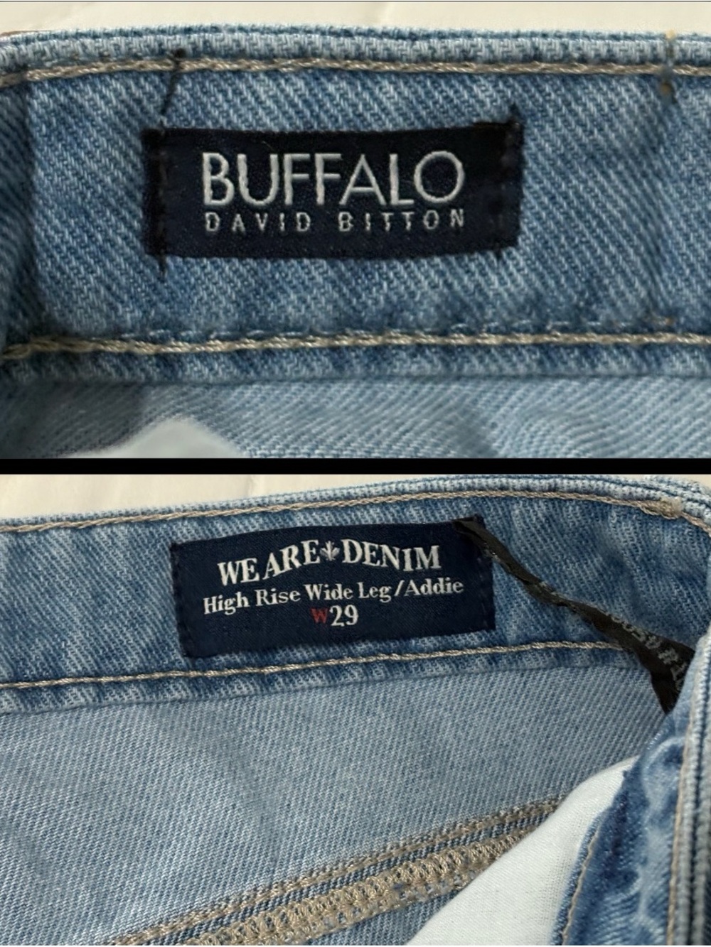 Buffalo David Bitton High Rise Bootcut Jeans - Size 29x32 100% Cotton Denim - Picture 3 of 9